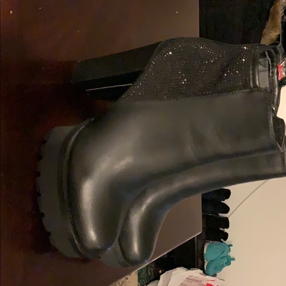 Black sparkle booties - Picture 3 of 5